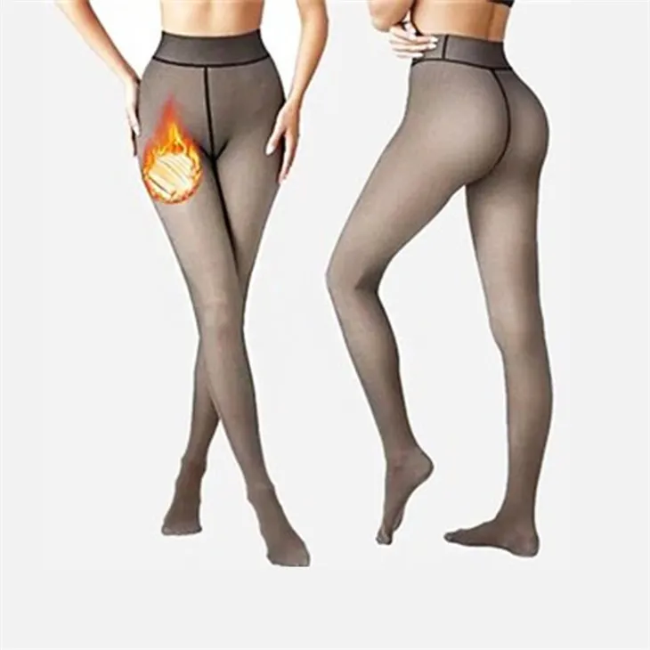 Brezšivne hlačne nogavice s podlogo iz flisa