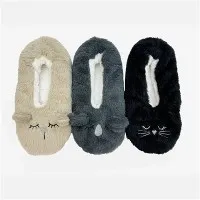 Udobne tople nogavice na copate